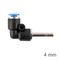 AIRCRAFT Insert Elbow Pu 4mm